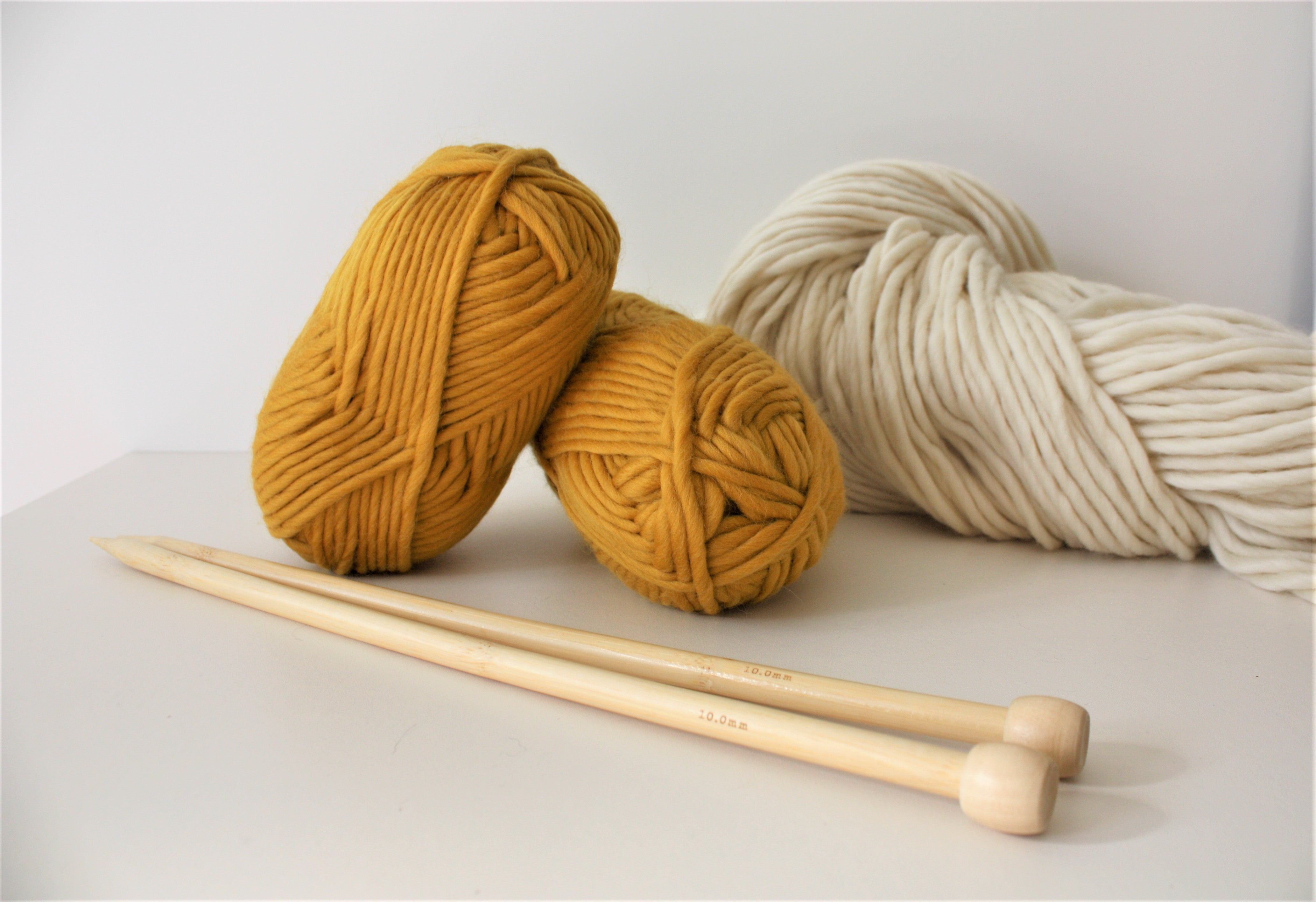 Super Chunky Merino Thick Knitting Yarn - Lilac Lavender – King & Eye