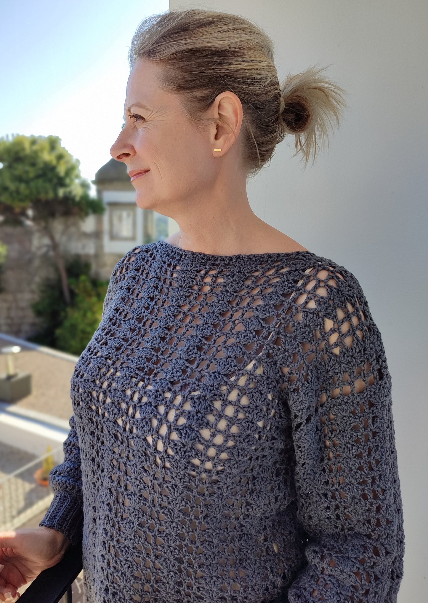Crochet Sweater Pattern - Cordoaria Sweater - King & Eye