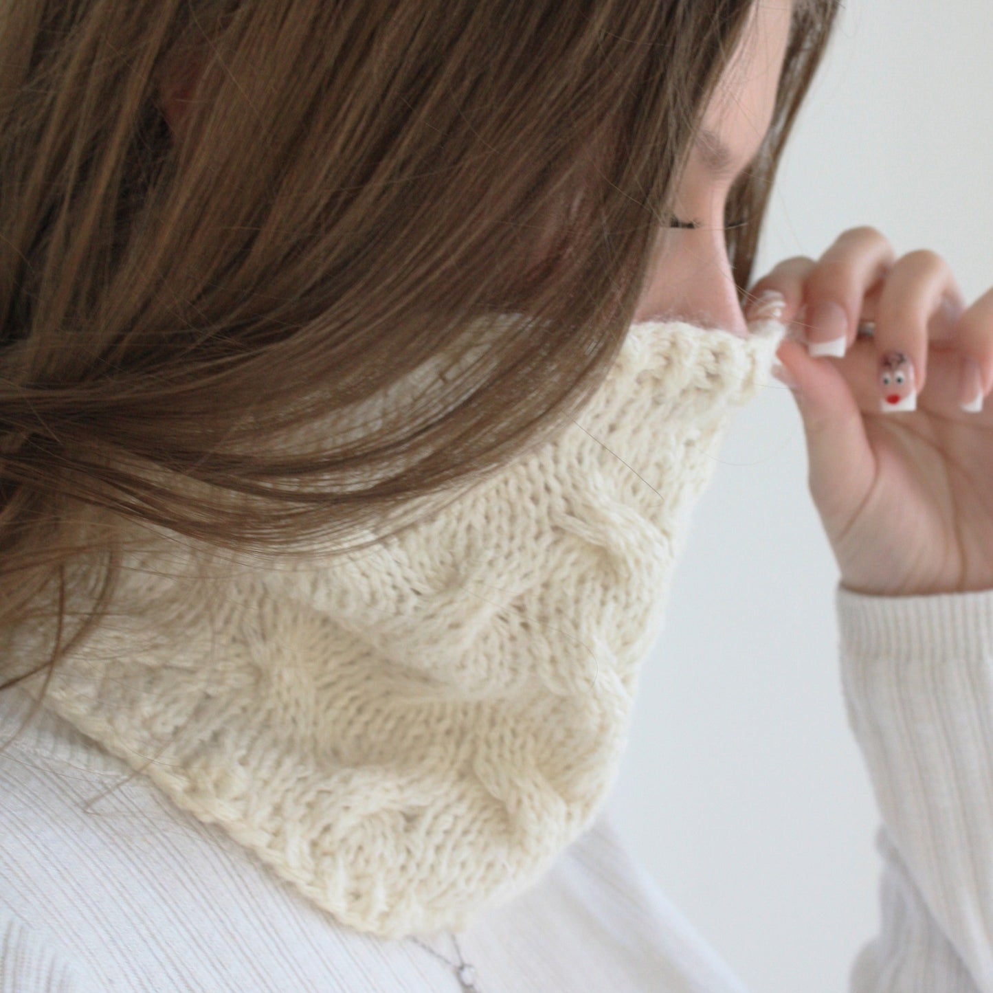 Easy Cable Knitting Pattern - Sastrugi Cowl - King & Eye
