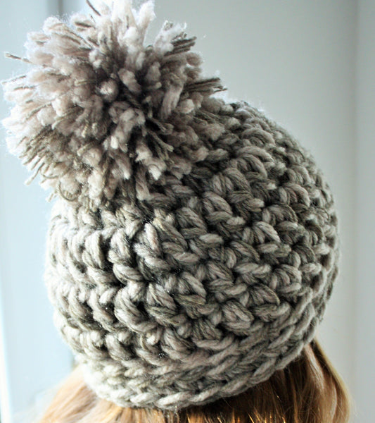 Easy Crochet Pattern - Beginners Chunky Winter Hat - King & Eye