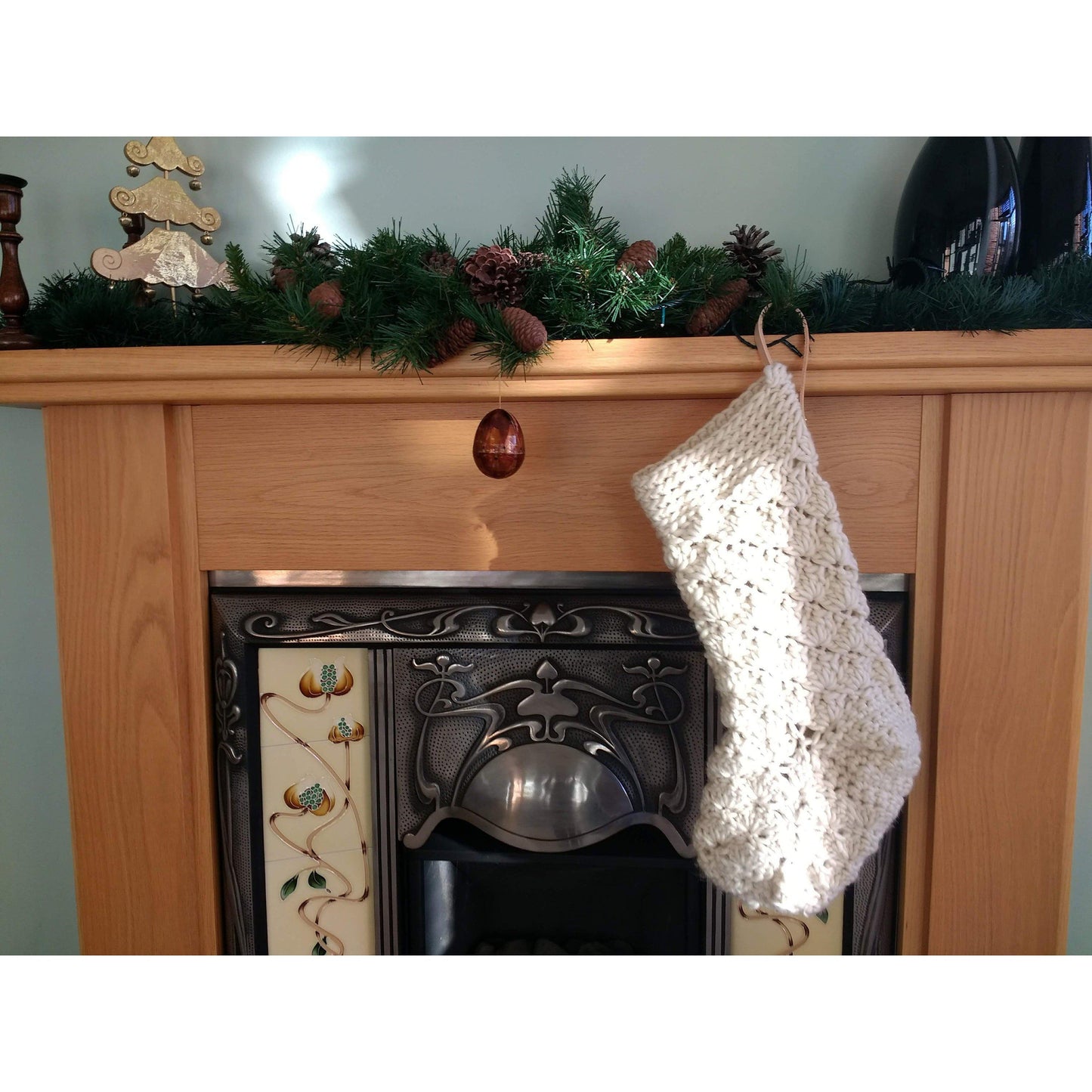 Easy Crochet Pattern - Giant Christmas Stocking - King & Eye