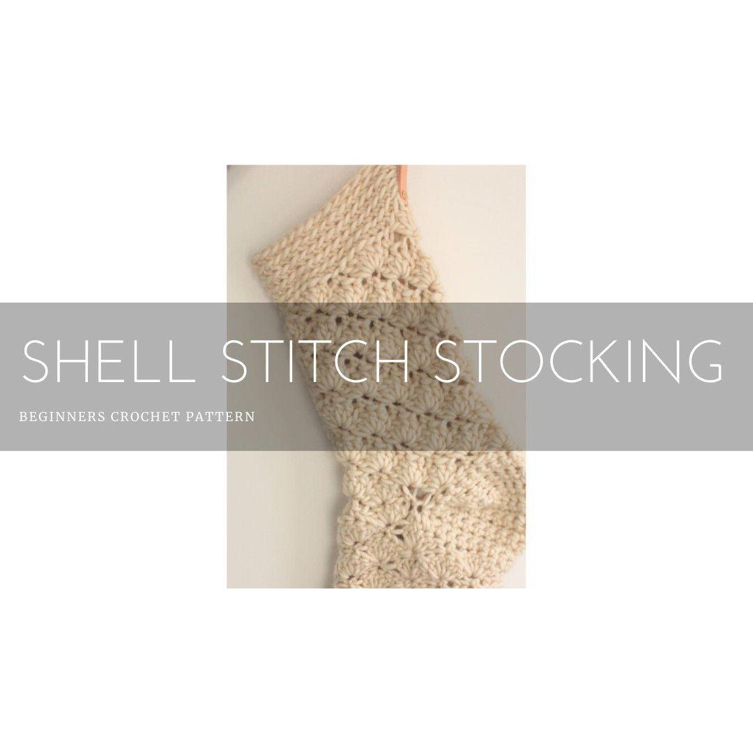 Easy Crochet Pattern - Giant Christmas Stocking - King & Eye