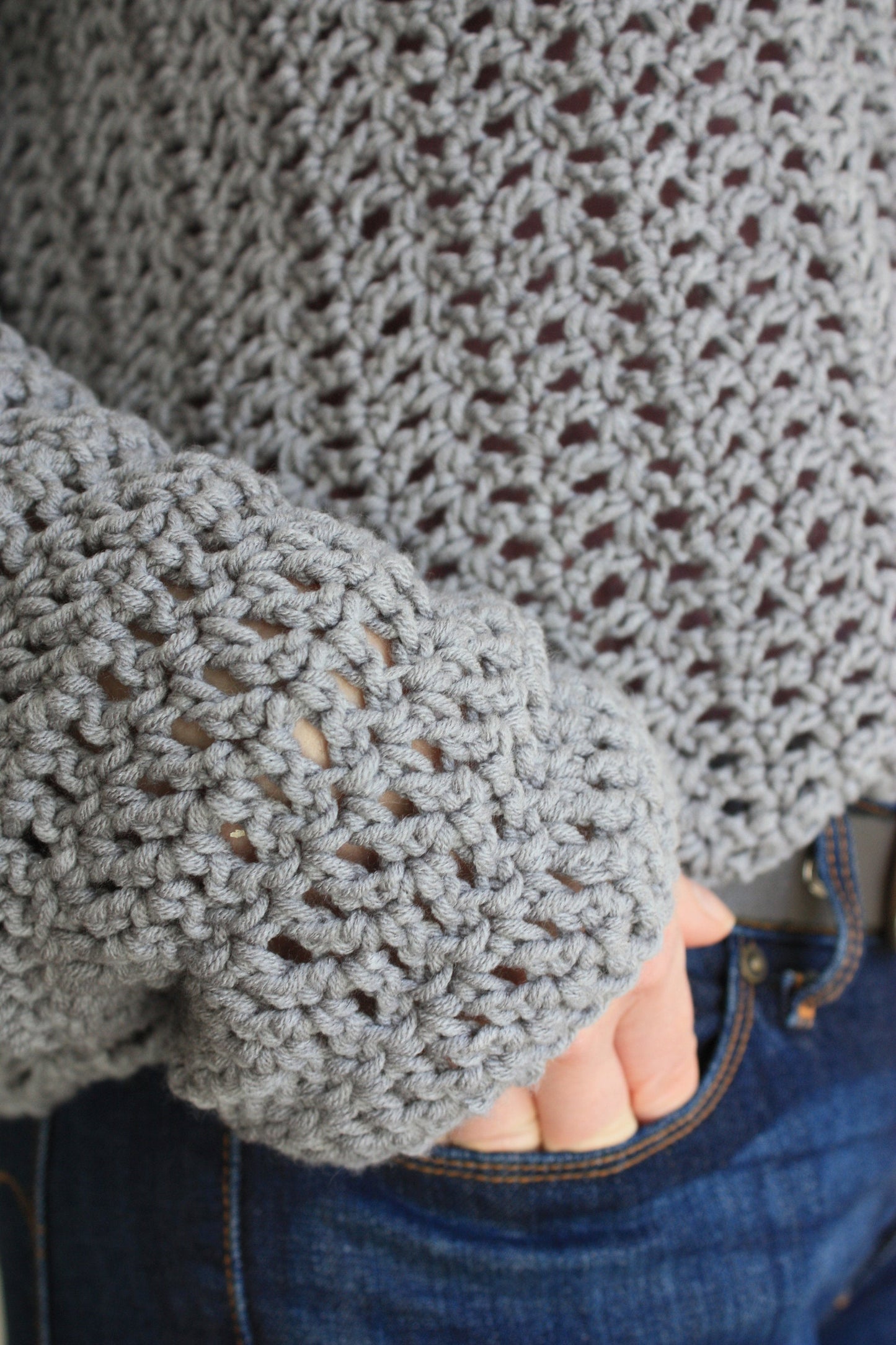 Easy Crochet Pattern - Tulip Time Sweater - King & Eye