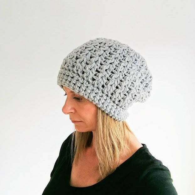 Easy Crochet Pattern Womens Crochet Slouchy Beanie – King Eye