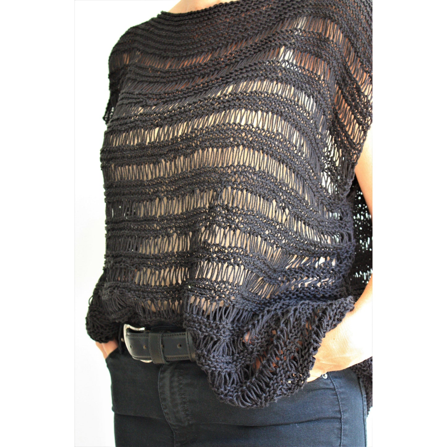 Easy Knitting Pattern - Bon Ares Summer Top - King & Eye