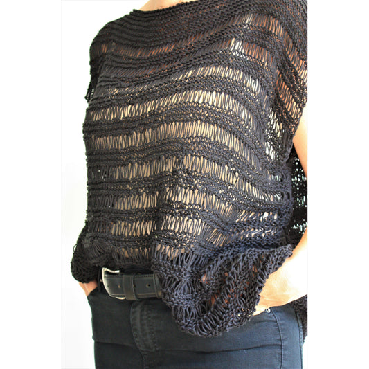 Easy Knitting Pattern - Bon Ares Summer Top - King & Eye