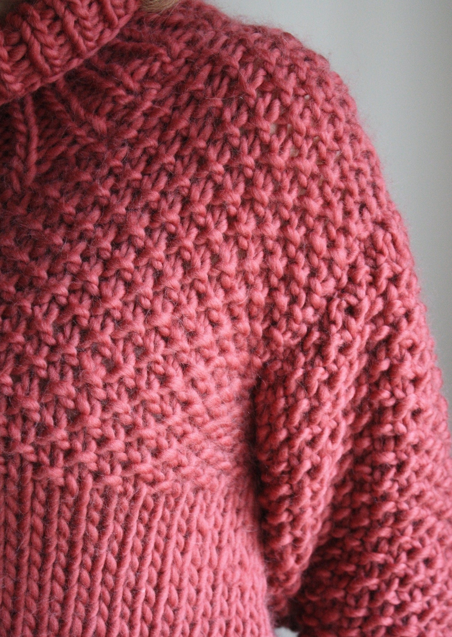 Easy Knitting Pattern - Chunky Knit Sweater | The Weekender - King & Eye