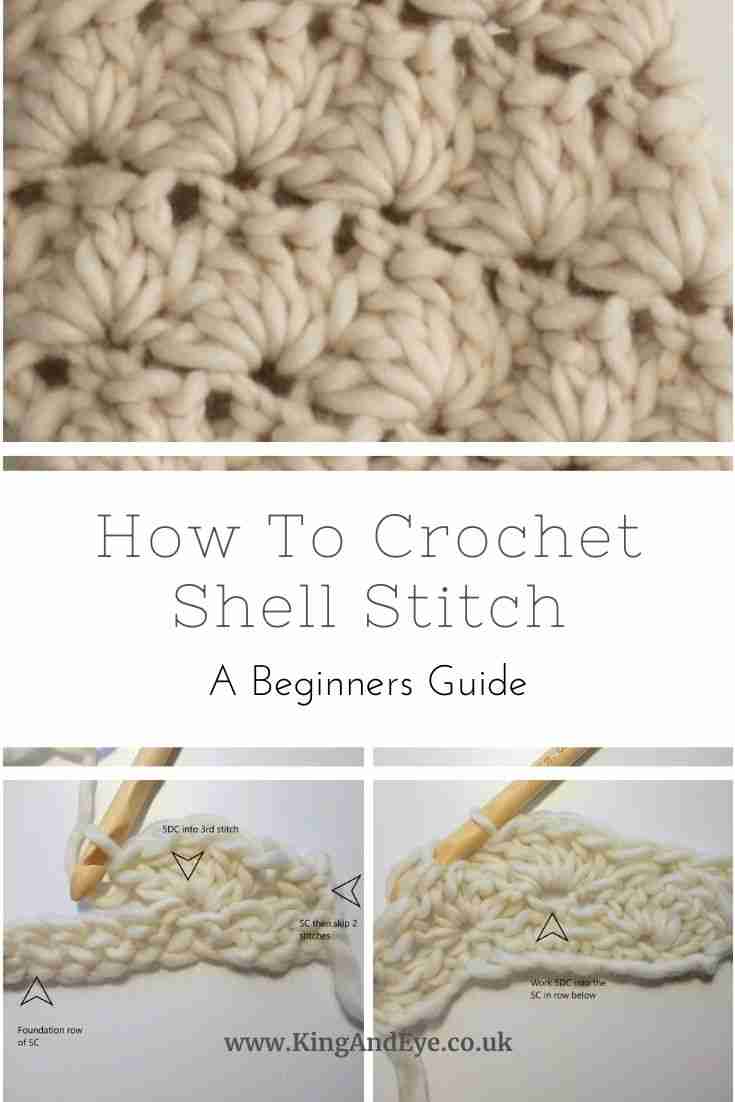 How To Crochet Shell Stitch - King & Eye