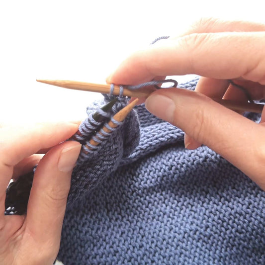Three Needle Bind Off: How to Join Knitted Pieces with a Strong, Neat Seam - King & Eye