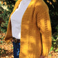 Chunky Knit Ribbed Cardigan Knitting Pattern - Golden Hour Cardigan - King & Eye