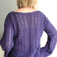 Easy Crochet Pattern - Spring Breeze Lace Sweater - King & Eye