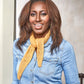 Mini Scarf Knitting Pattern – Easy Ribbed DK Scarf PDF - Cindy Scarf - King & Eye