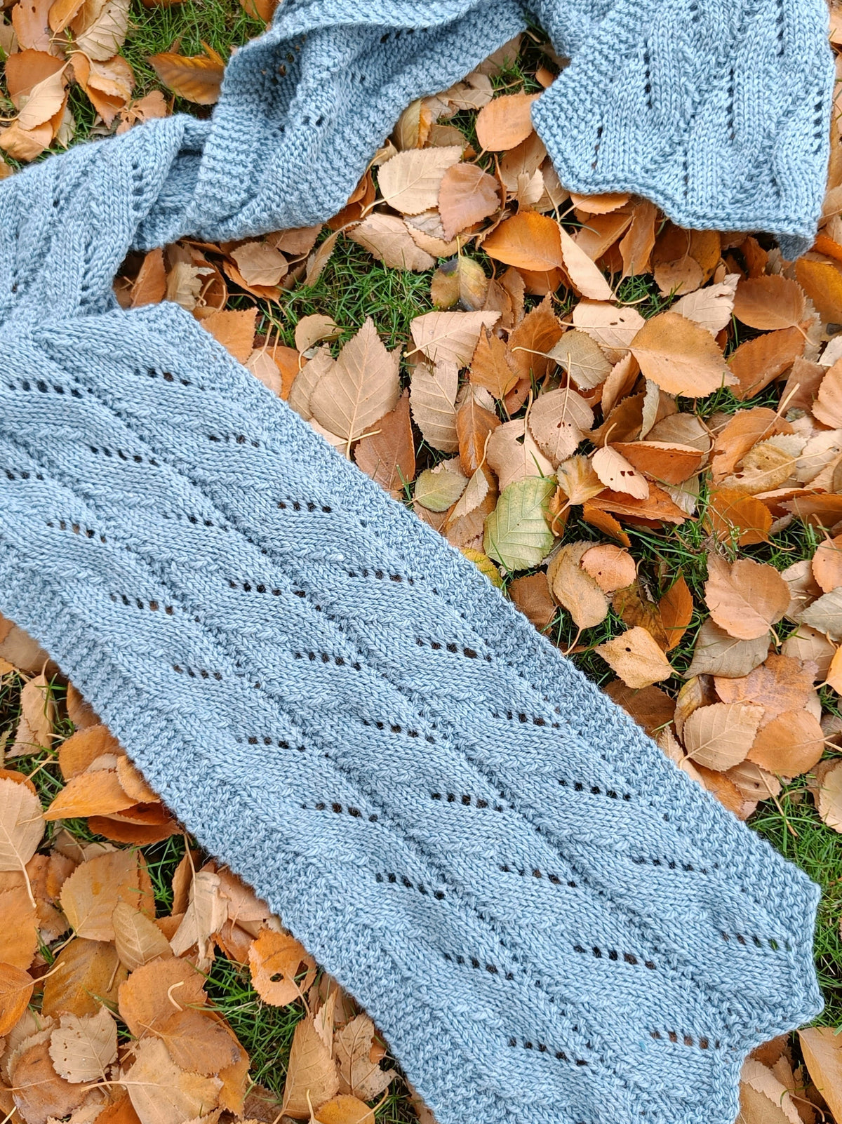 Mock Cable Scarf Knitting Pattern – Thornbury Easy Aran Cable-Effect Scarf PDF - King & Eye
