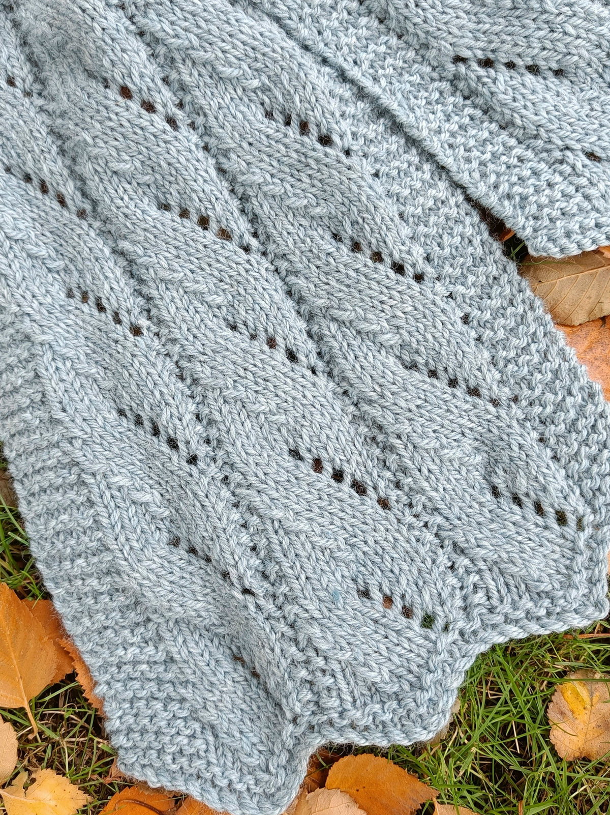 Mock Cable Scarf Knitting Pattern – Thornbury Easy Aran Cable-Effect Scarf PDF - King & Eye