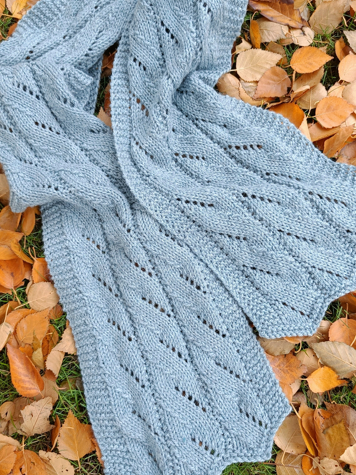 Mock Cable Scarf Knitting Pattern – Thornbury Easy Aran Cable-Effect Scarf PDF - King & Eye