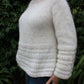 Skaftafell Sweater - Easy seamless top down sweater knitting pattern - King & Eye