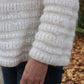 Skaftafell Sweater - Easy seamless top down sweater knitting pattern - King & Eye