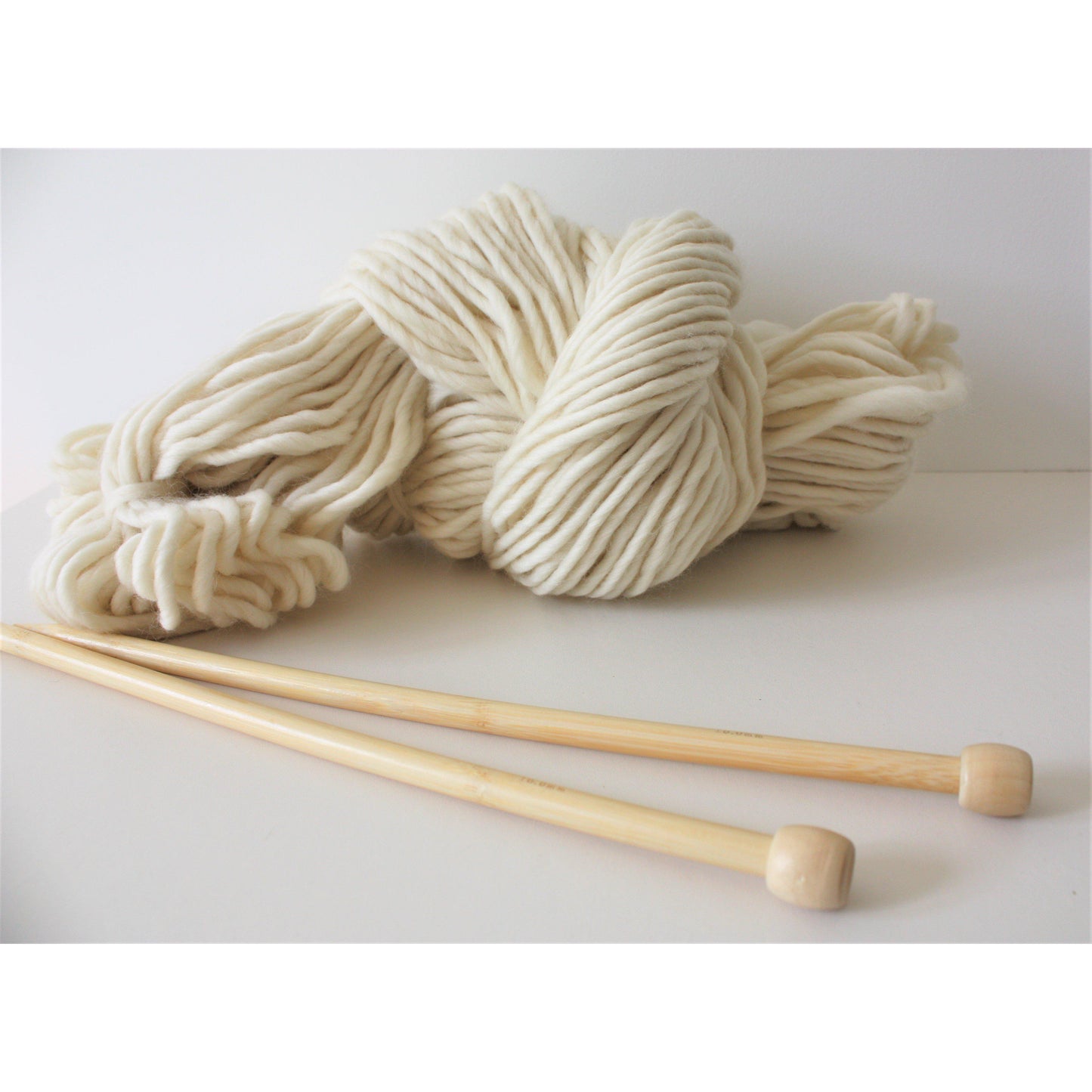 12mm (Size 17) Bamboo Knitting Needles - Perfect For Chunky Knitters - King & Eye