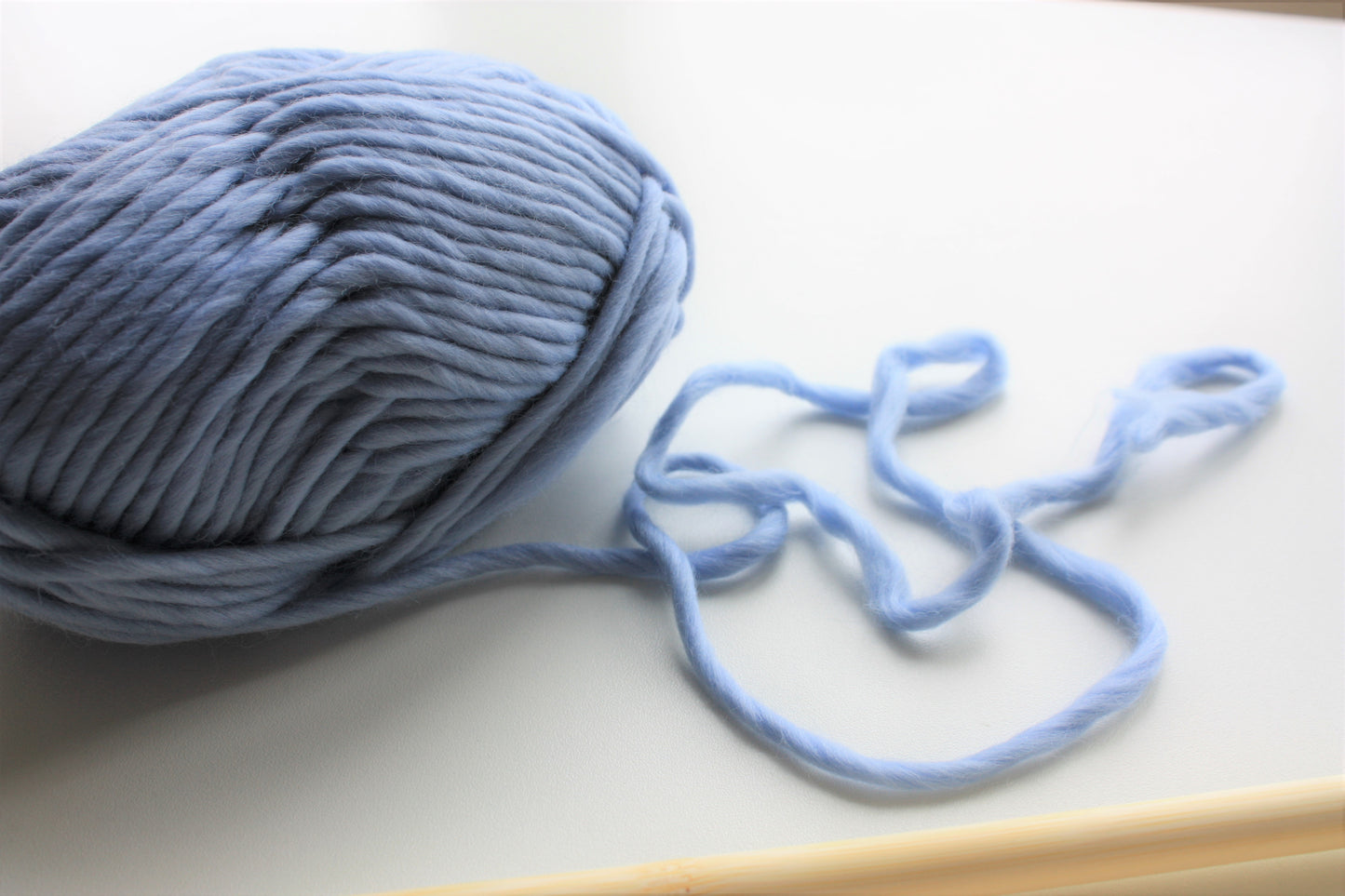 Super Chunky Pure Merino Wool Knitting Yarn - Olive Green
