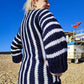 Chunky Striped Sweater Knitting Pattern - Sandgate Sweater - King & Eye