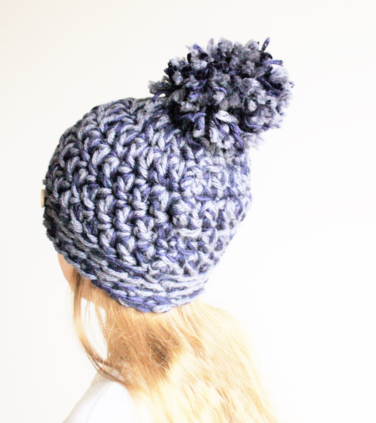 Easy Crochet Pattern - Beginners Chunky Winter Hat - King & Eye