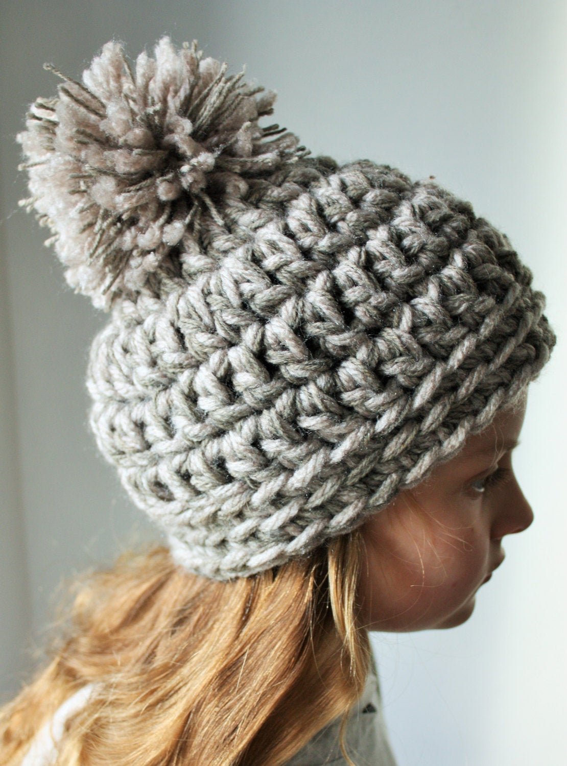 Easy Crochet Pattern - Beginners Chunky Winter Hat - King & Eye