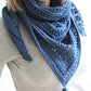 Easy Crochet Pattern - Bracken Ridge Elegant Triangle Scarf - King & Eye