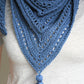 Easy Crochet Pattern - Bracken Ridge Elegant Triangle Scarf - King & Eye