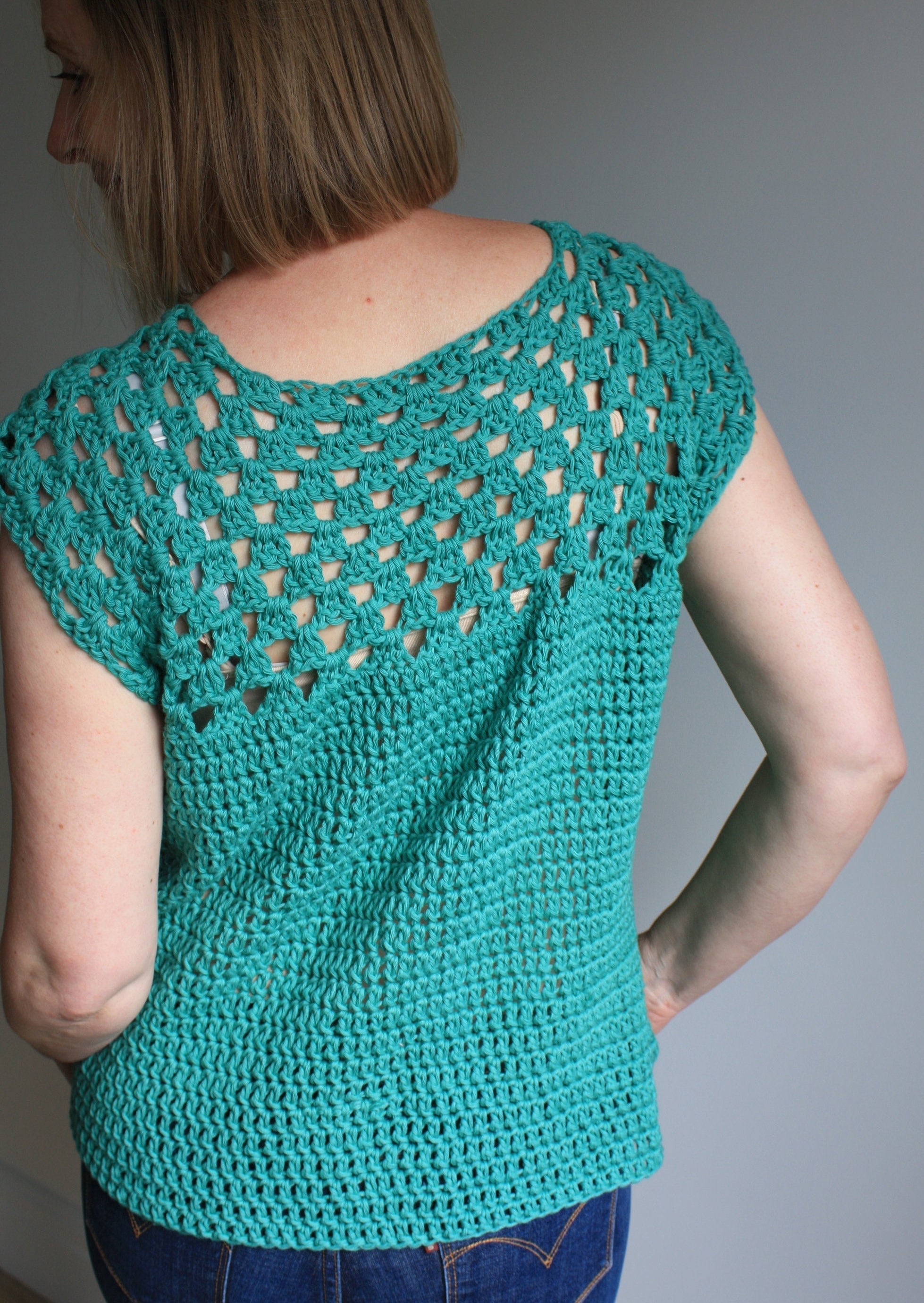 Easy sales crochet tunic