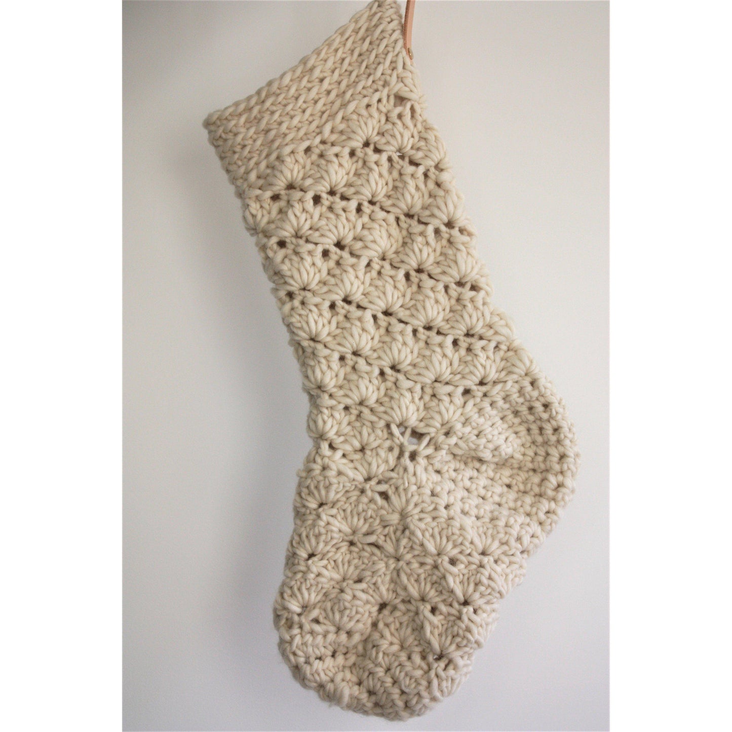 Easy Crochet Pattern - Giant Christmas Stocking - King & Eye