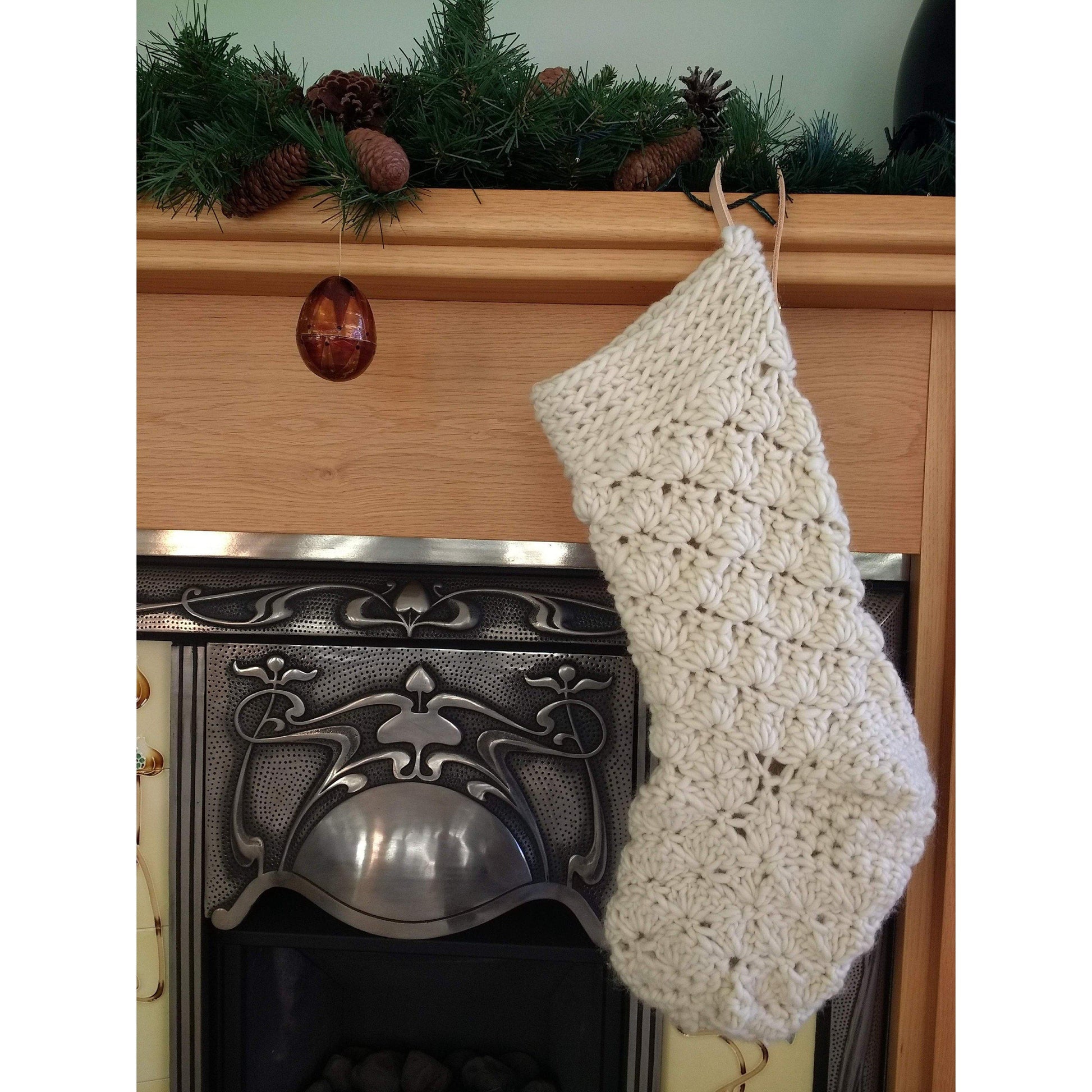 Easy Crochet Pattern - Giant Christmas Stocking - King & Eye