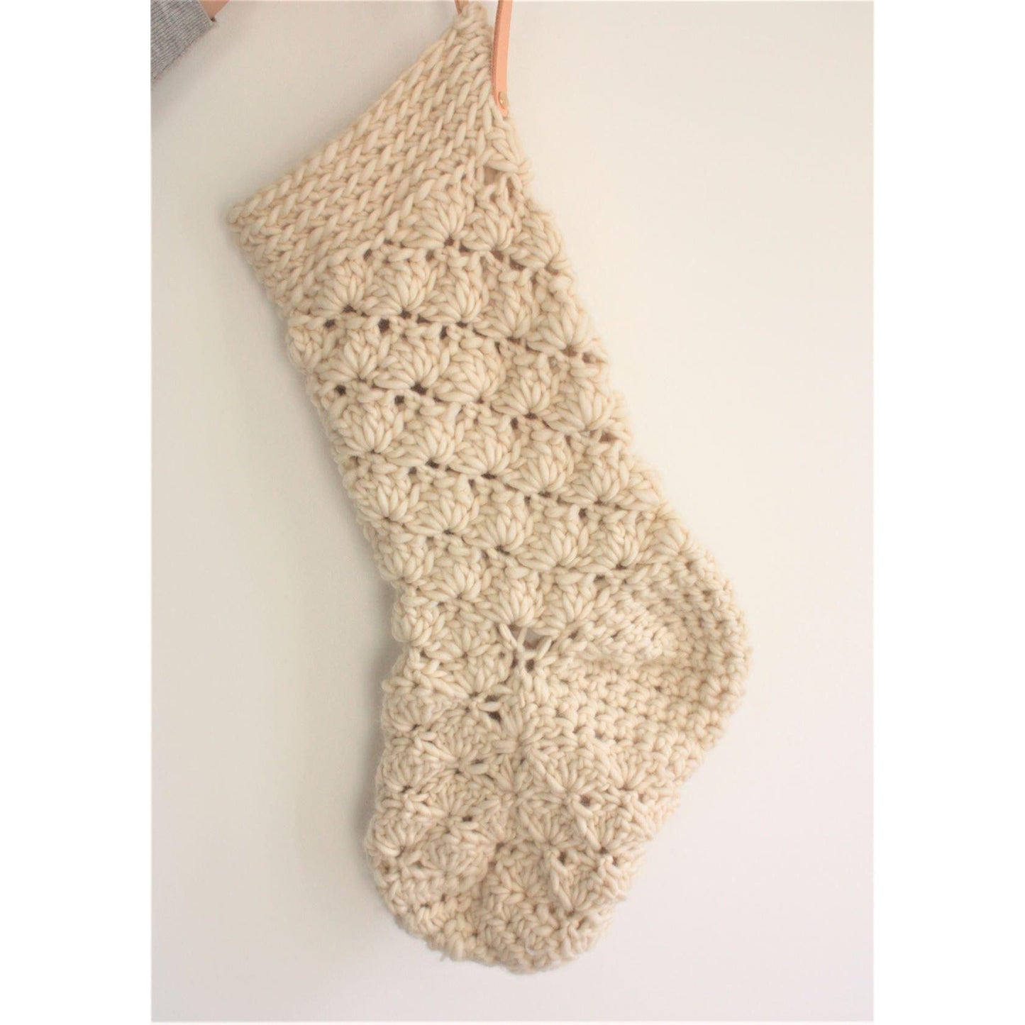 Easy Crochet Pattern - Giant Christmas Stocking - King & Eye