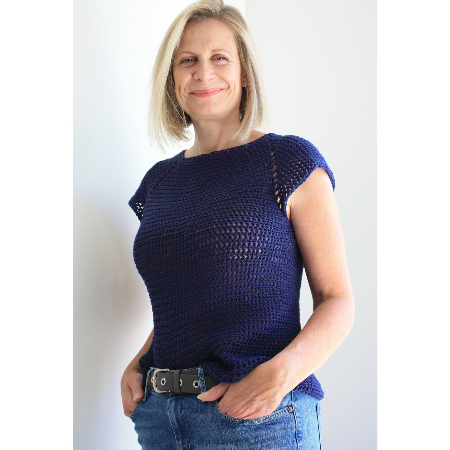 Easy Crochet Pattern - Hits The Spot Vest Top - King & Eye