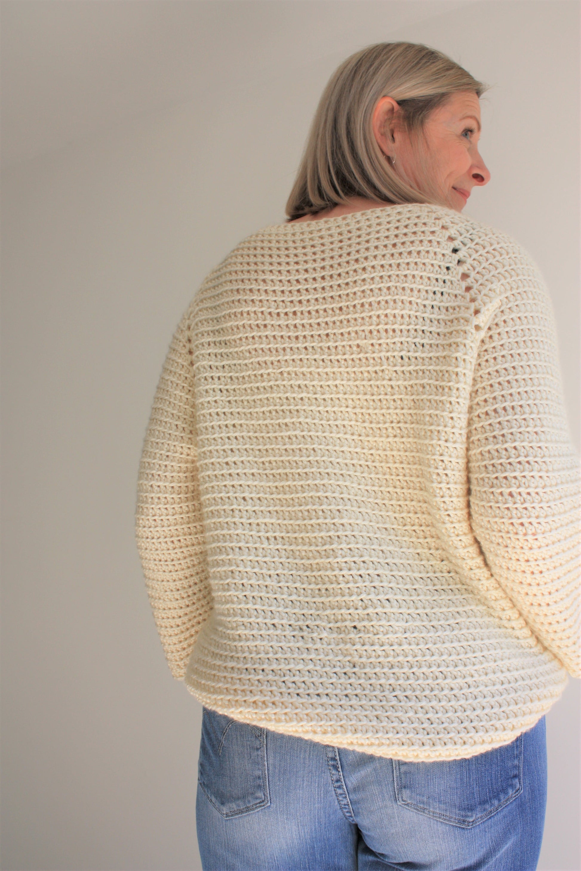 St Ives Slouchy Oversize Sweater - Easy Crochet Pattern – King & Eye