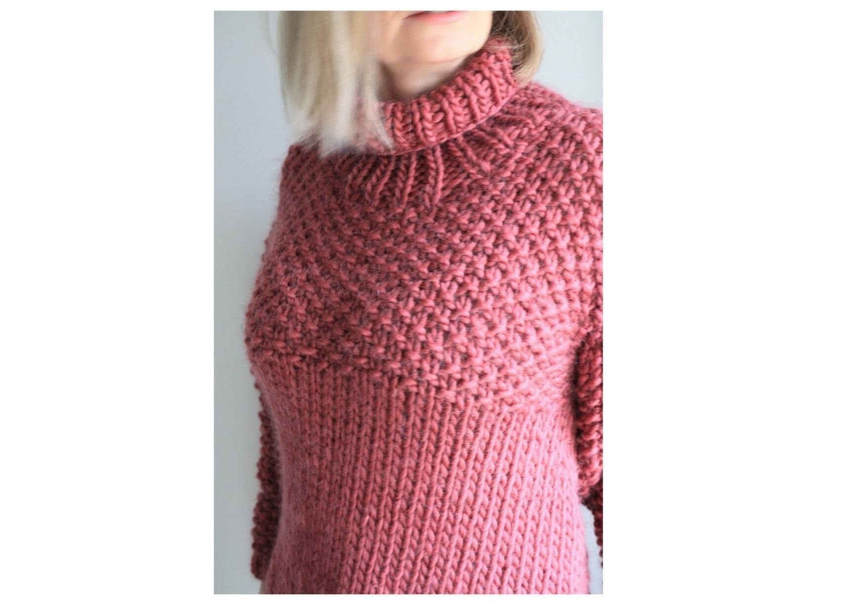 Easy Knitting Pattern - The Weekender Chunky Knit Sweater – King & Eye