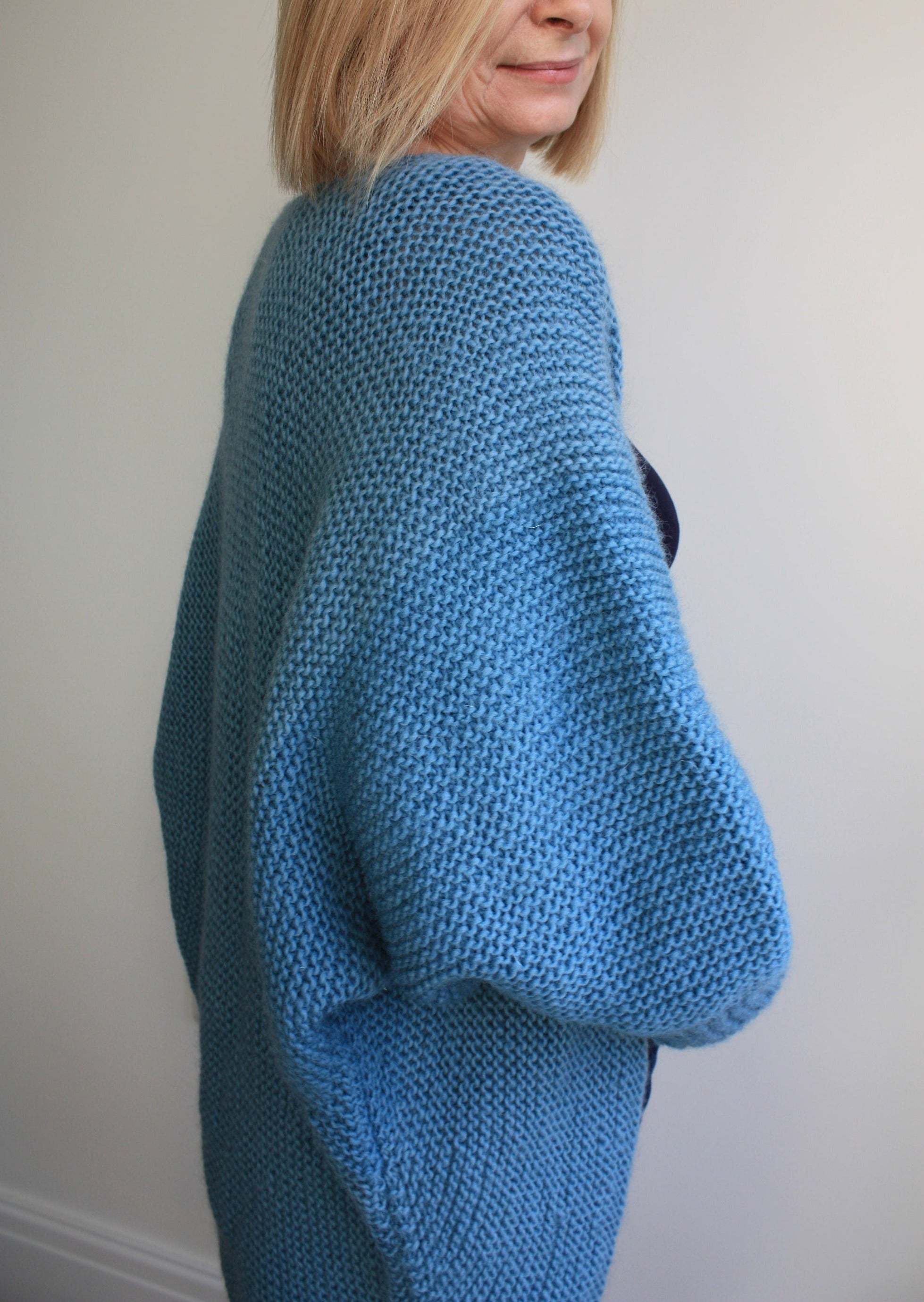 Batwing knitted sale cardigan