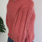 Easy Knitting Pattern - Railway Sleeve Cropped Sweater - King & Eye