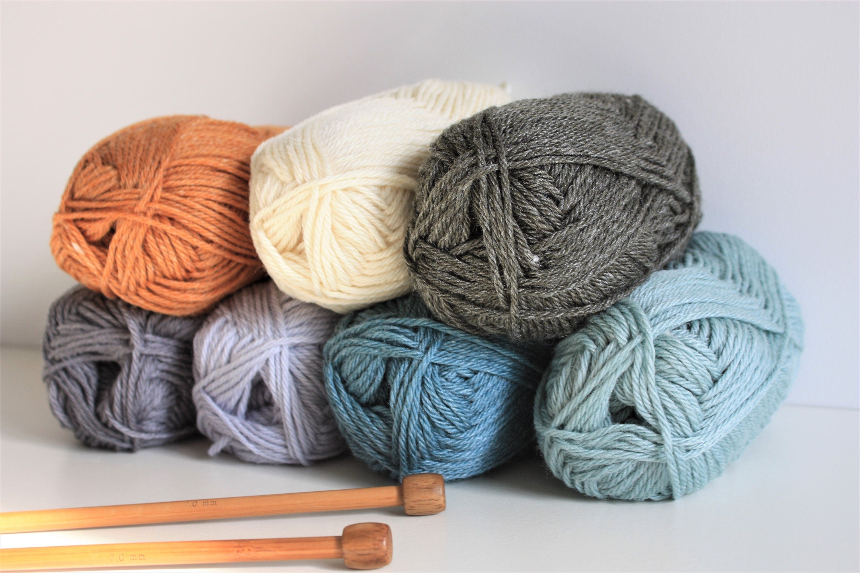 Silk on sale knitting wool